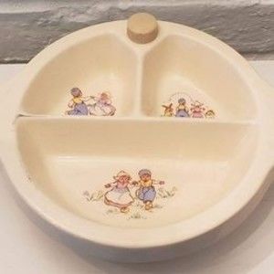 Vintage Hot Water Baby Food Warming Dish